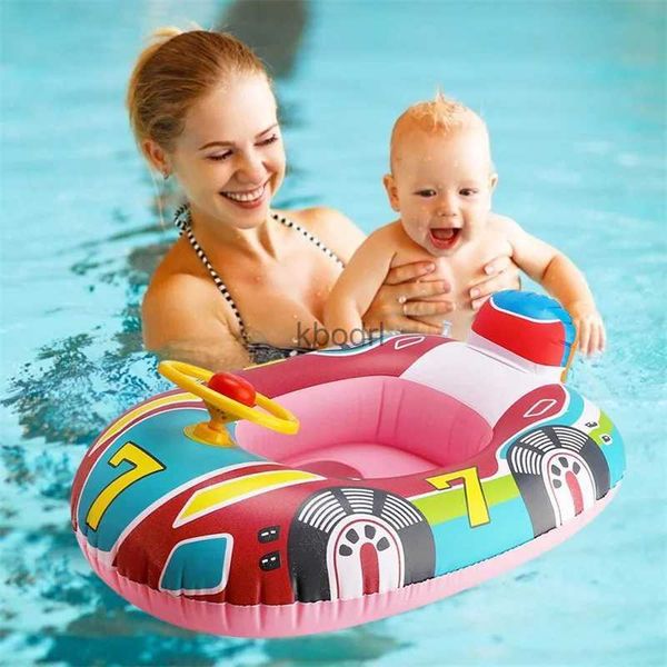 Autres piscines SpasHG Anneaux de natation gonflables Bébé Jeux d'eau Siège Flotteur Bateau Enfant Anneau de natation Accessoires Eau Fun Piscine Jouets YQ240129