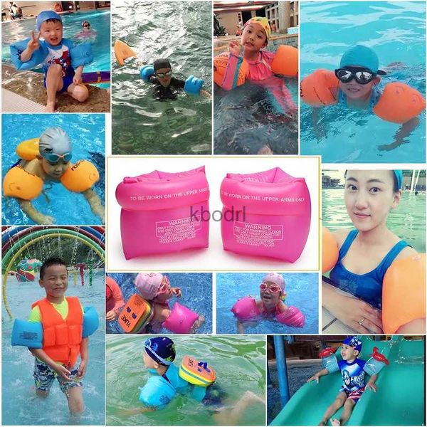 Autres piscines SpasHG nouvellement bras flotteurs bandes de bras de natation gonflables manches flottantes anneaux de natation brassards de tube pour enfants adultes YQ240129