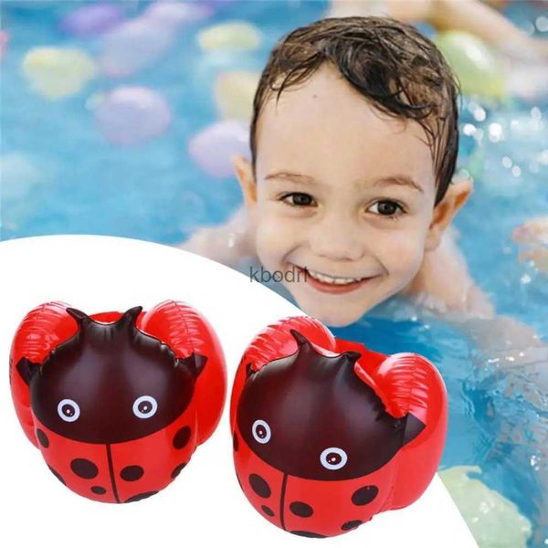 Autres piscines SpasHG Bouées de piscine Anneau de natation Piscine Anneau de bras gonflable Enfants Bande de natation Aile Bébé Coccinelles Été Flottant Gonflable Manches YQ240129