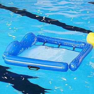 Autres piscines SpasHG Hamac gonflable portable flottant lit rangée salons lit de natation été piscine extérieure piscine d'eau partie plage hamac YQ240111