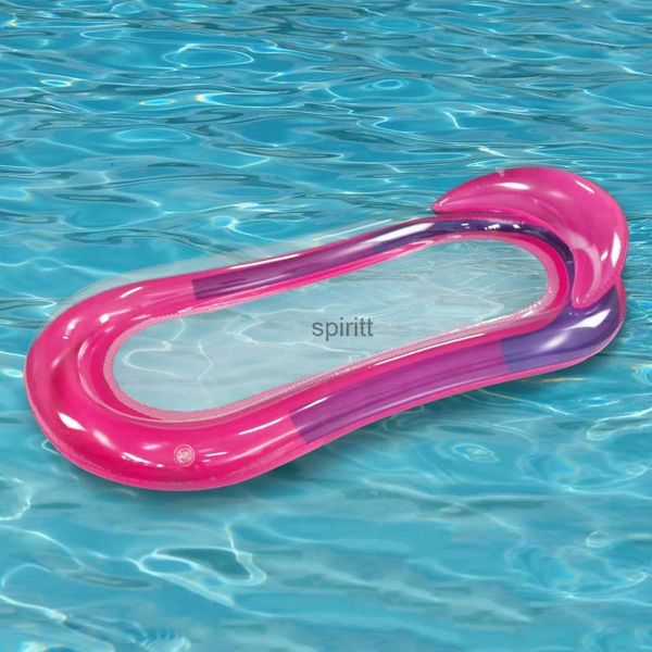 Otras piscinas SpasHG PVC inflable hamaca cama plegable agua flotante cama portátil a prueba de fugas boquilla duradera impermeable accesorios de piscina YQ240111