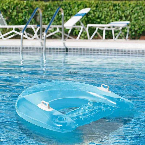 Otras piscinas SpasHG PVC Piscina Tumbona de agua Silla flotante Adulto Inflable Natación Flotador Anillo de asiento YQ240129