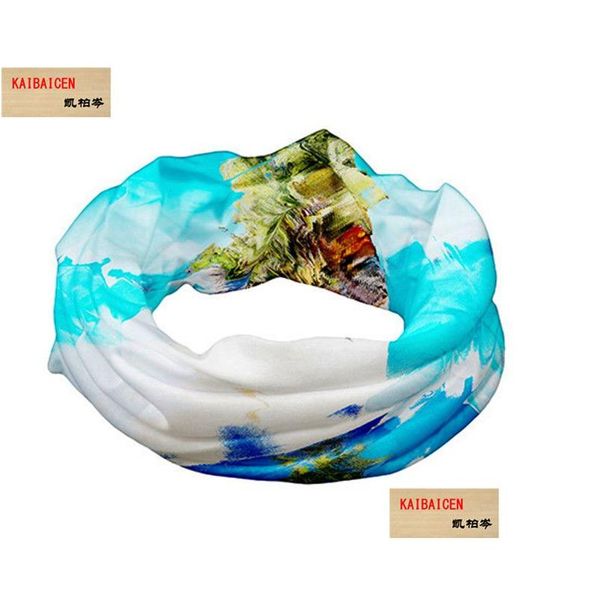 Autres fournitures d'imprimante Mode DIY Sublimation Head Foulard pour transfert de chaleur Presse Hine Foulard Bandeau Drop Livraison Ordinateurs Net Dhqsv