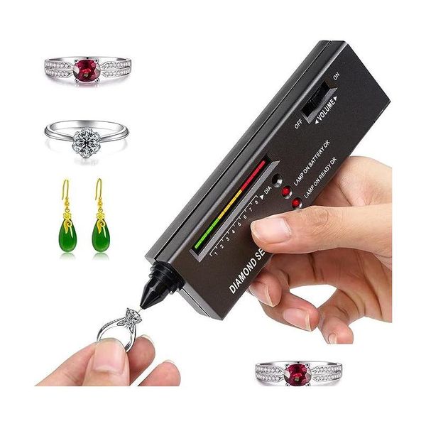 Autre Testeur de diamant professionnel Gem Pen Outil électronique portable pour bijoux Jade Ruby Stone Drop Livraison Outils Équipement Otefs