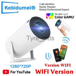 Otros accesorios de proyectores 4K WiFi Proyector 720p Mini proyectores Portables TV Smart Home Cine Cinema HDMI Soporte Android 1080p L231114