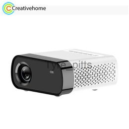 Andere projectoraccessoires Foqucy GX100 800x480 1800 lumen Hoge kwaliteit koeling LED-verlichting HD digitale projectorondersteuning 2.4G Same Screen Version x0717