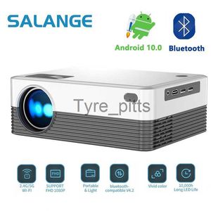 Andere Projector Accessoires Salange P35 Mini Projector 4k Ondersteund Android 10 Home Theater Lcd-scherm Video Beamer 1080P Ondersteund USB Movie Projetor Home x0717