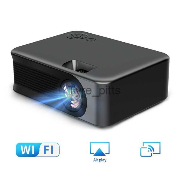 Autres accessoires de projecteur YERSIDA Mini projecteur LED A30C WIFI Téléphone portable synchrone Smart TV Support à domicile Projecteurs extérieurs portables Full HD Théâtre x0717