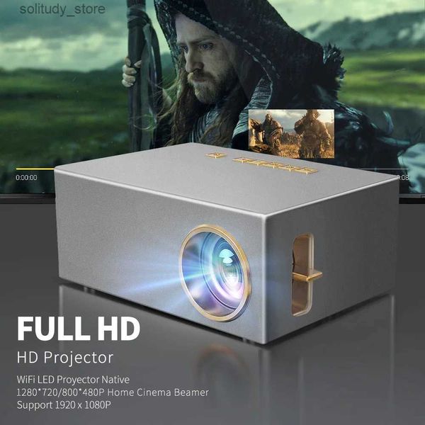 Otros accesorios para proyectores YERSIDA Proyector YD10 Mini LED portátil Proyector de resolución 800 * 480P Admite video Full HD para el hogar Película al aire libre LCD Q240322