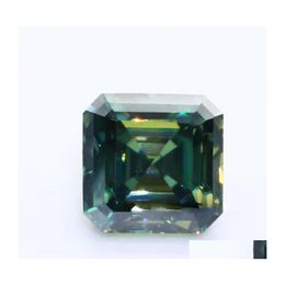 Andere echte 0,53ct groene kleur VVS1 Asscher gesneden moissaniet losse stenen passeren diamant met GRA voor doe -het -zelf sieraden waardoor ringen andere druppel d dh84c maken