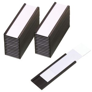 Andere detailhandelbenodigdheden 30 stuks magnetische labelhouders met datakaart doorzichtige plastic beschermers voor metalen plank 1 x 3 inch 230706