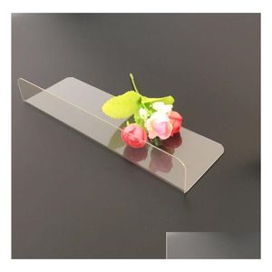 Autres fournitures de vente au détail en gros 200 / 300 mm en plastique en forme de L produits diviseur luminaire étagère marchandise garde bande accessoires supe ot89z