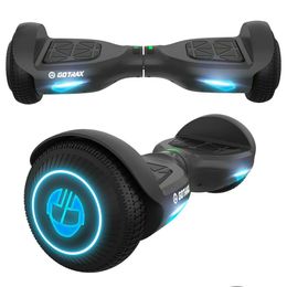 Otros scooters Hoverboard para niños Adts 6.5 Neumáticos 6.2Mph 2.5 Millas Self Ning Scooter Drop Delivery Deportes Al aire libre Acción Deportes Scoo DHPCE