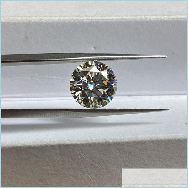 Otro Ver Pic Mosangnai Pasando Diamante Moissanite Dimond Redondo 9 Mm 3.0 Quilates Color Gh Para El Anillo De Compromiso Haciendo Brit22 Drop Deliver Dhah1