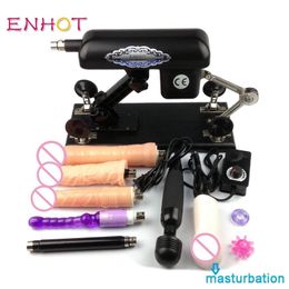 Autres produits de sexe Mise à niveau Machine abordable pour hommes et femmes Robot d'amour de masturbation automatique avec baguette magique Big Dildo Papi 221121