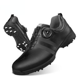 Autres chaussures Chaussures extérieures Sandales PGM Sneakers imperméables pour hommes chaussures de golf respirant la forme de fitness Golf Shoe Man Nonlip Rotation Buckle Golf 221018