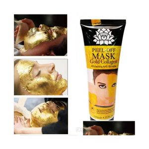 Autres outils de soins de la peau 24K Golden Mask Peel Off Masques faciaux Lifting Raffermissant Drop Delivery Health Beauty Devices Dhyp9