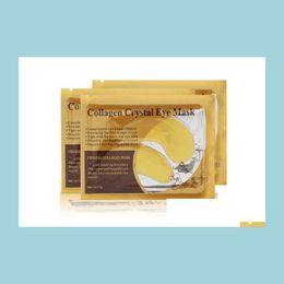 Otras herramientas para el cuidado de la piel Colágeno Crystal Eye Mask 4 colores Face Gel Eyees Anti Dark Circles Pads Cuidado de la piel 500Pairs Drop Delivery 2022 Dhkxw