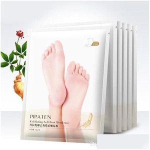 Autres outils de soins de la peau Masque exfoliant pour les pieds Chaussettes pour pédicure Bébé Peel Pieds Detox Holika Ayak Cosmétiques Peeling Drop Delivery Heal Dhzl4