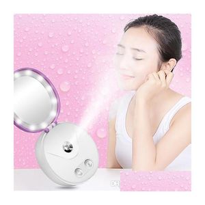 Andere huidverzorgingsgereedschap MTI functionele draagbare make -up cosmetische lichten spiegel nano mist sproeier gezicht body stoomboot hydraterende gezicht dhil3