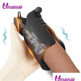 Andere huidverzorgingshulpmiddelen Nxy-vibrators Penis Sleeve-vibrator Eikelspeeltjes voor mannen Trainer Extender Adts Mannelijke masturbatie Winkel Drop Deliver Dhqch