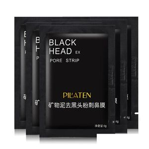 Otras herramientas para el cuidado de la piel Pilaten Mineral Mud Nariz Blackhead Pore Strip Hombres Mujeres Limpieza Limpiador Eliminación Membranas Tiras Mascarilla facial DH09U