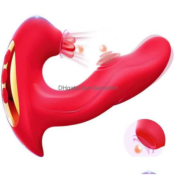 Autres outils de soins de la peau Vibrateurs Iphisi 20 modes 3 en 1 Powerf Sucking Anal Vibrateur G Spot Stimulateur clitoridien Gode Femmes Masturbateur D Dh1Ux