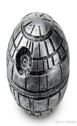 Andere rokende accessoires Death Star Tobacco Grinders 2inches 3 Lagen Herb Pokeball Grinder Round Aluminium1156258