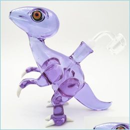 Andere rookaccessoires Glass Dino Water Rig Bong Hookah Pijpen Bubbler Oil Groothandel Druppel Druppel Huis Tuin Huishoudelijk Zonkriezen DHZUP DHZUP