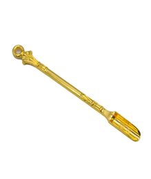 Autres accessoires pour fumeurs Mini Snuff Scoop Pelle en métal Cuillères à médicaments utilisées pour remplir une petite bouteille Pendentif Collier Bague Petit Pipe9046505