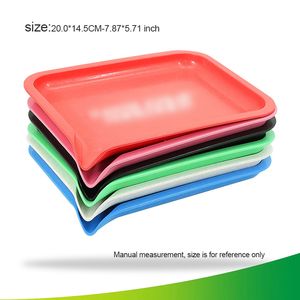 Autres accessoires pour fumeurs Plateau à cigarettes en plastique Mini-récipient en plastique biodégradable Indispensable pour les fumeurs Options multicolores WH0298