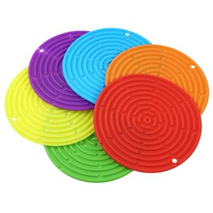 Autres accessoires pour fumeurs tapis en silicone tapis mignon outils de cuisine cercle coloré cuisson tampons antiadhésifs