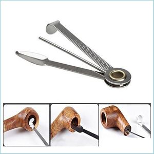 Andere rookaccessoires Rookpijpreiniger 3 In 1 draagbare reinigingsgereedschap Pick Metalen lepel REAMERS SAMPER SIGIGER CUTTER HUWELAHS SH DHORW