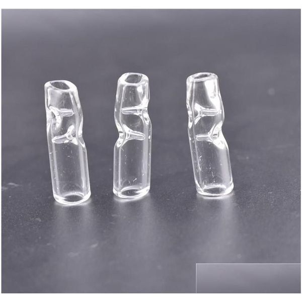 Autres accessoires de fumeur Top qualité verre filtre pointe 12mm clair porte-cigarette pour tabac à herbes sèches papier à rouler tuyau goutte Delive Dhtyx