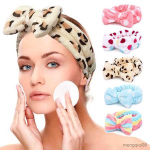 Other Spa Wash Face Headband Facial Makeup Hair Soft Coral Fleece Elastics Hair Holder for Women Skincare Hair Accessories