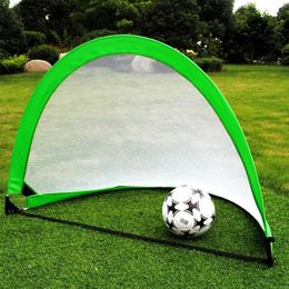 Otros artículos deportivos 1 pieza portátil de fútbol red de portería plegable de entrenamiento para niños juguete para jugar al aire libre en interiores 230307