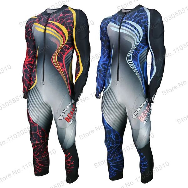 Autres articles de sport 2023 Beast GS Racing Suit Performance Hommes Ski Costumes Hiver Bride Salopette Descente Vitesse Ensemble 231114