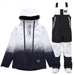 Autres articles de sport 2023 Costumes de ski pour femmes hommes hiver vêtements de ski thermique ensembles en plein air coupe-vent imperméable pantalon de snowboard costume 231030