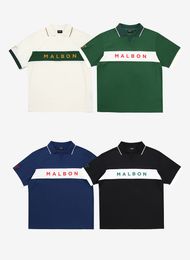 Andere Sportartikel 2023 Sommer koreanischer Stil Golf-T-Shirts Herren-Marken-T-Shirts Kurzarm-Tops Horizontales, schnell trocknendes Polo 230614