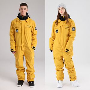 Autres articles de sport 2023 hiver Ski costume femmes chaud extérieur Snowboard veste hommes salopette ski imperméable à capuche ensemble 230729