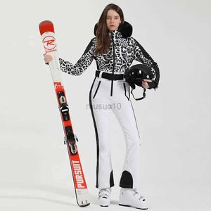 Autres articles de sport -30 Combinaison de ski Femme Hiver 2023 Vestes et pantalons féminins Chaud 10k Veste imperméable pour femme Vêtements de ski et de snowboard HKD231106