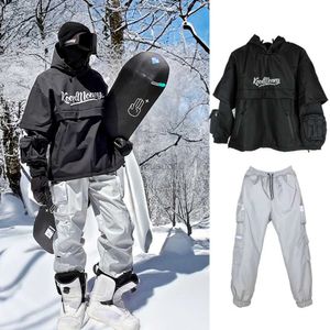 Autres articles de sport -30CSnowboarding Ski Suit pour hommes femmes Ski combinaison hiver chaud coupe-vent imperméable veste de ski pantalon ensemble snowboard costume HKD231106