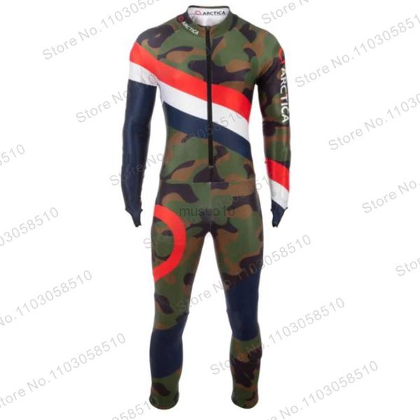 Otros artículos deportivos Acrctica GS Traje de carrera de velocidad sin acolchado Performance GS HOMBRE Trajes de esquí de carrera Monos con brida de invierno Conjunto de velocidad de descenso de una pieza GS HKD231106