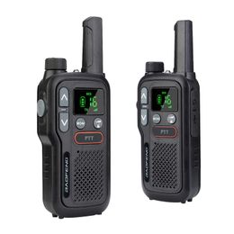 Autres articles de sport Baofeng 2 pcs Mini talkie-walkie PMR 4 USB Radio bidirectionnelle portable double PTT Walkietalkies T18 pour Hunting Cafe 231116