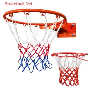 Andere sportartikelen basketbalnet All-Weather Basketball Net RedwhiteBlue Tri-Color Basketball Hoop Net Powered Basketball Hoop Basket Rim Net 230518