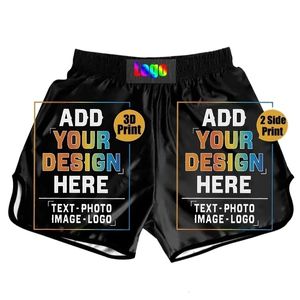 Andere sportartikelen Boksshorts Aanpassing Aangepast ontwerp 3D-printpatroon Muay Thai Vechten Voeg uw afbeeldingen en tekst toe 231204