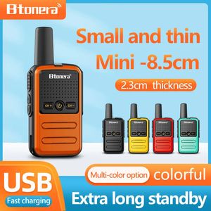 Autres articles de sport Btoera 2 pcs Mini talkie-walkie PMR 4 radio bidirectionnelle portable Ht PTT Walkietalkies 5W 16CH UHF 400470MHz pour 231110