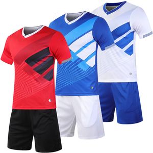 Outros Artigos Esportivos Crianças Camisas de Futebol Para Adultos Crianças Meninos Meninas Conjuntos de Roupas de Futebol Manga Curta Uniformes Personalizados Agasalho 230720