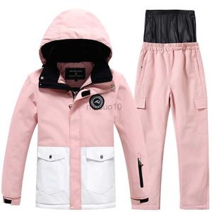 Otros artículos deportivos Traje de esquí para niños Ropa de esquí individual y doble para niños y niñas Ropa de esquí resistente al desgaste impermeable a prueba de viento al aire libre HKD231106