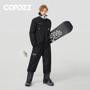 Autres articles de sport Copoz Winter Ski Suit Hommes Femmes imperméables Salopette chaude Sports de plein air Snowboard Combinaison Ski Vêtements 231211